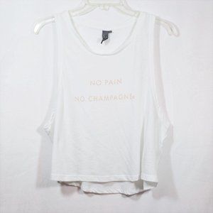 Sweaty Betty No Pain No Champagne Summer Crop Tank